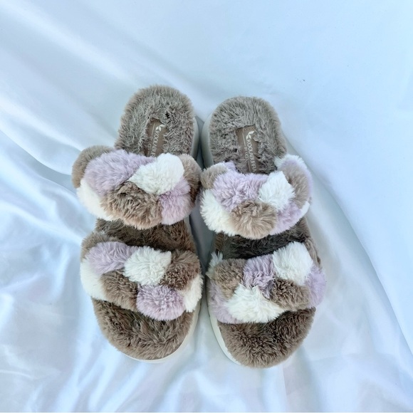 KOOLABURRA BY UGG | WOMENS YA-BABY SLIDE SANDAL SLIPPERS SIZE 8 FAUX FUR - Picture 4 of 8